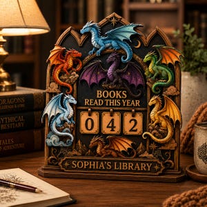 Wings Of Fire Dragon Book Tracker, Queen Of Pyrrhia Reading Tracker, Nightwings Seawings Icewings Book Lover Gift, Bookish Gift For Readers