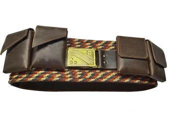 Cintura in pelle di Boba Fett fatta a mano – Accessorio per cosplay di Star Wars