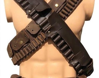 Set di bandoliera ispirato a Star Wars – Accessorio cosplay in pelle fatto a mano