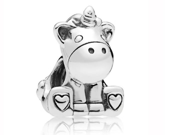 Bruno The Unicorn Charm-Pandora Style