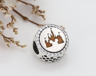 Parks Walt  World Annual Passholder AP Castle  Charm-Pandora Style