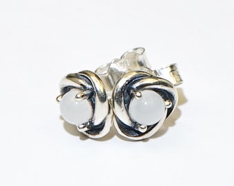 June Birthstone Eternity Circle Stud Earrings Ale S925-Pandora Style