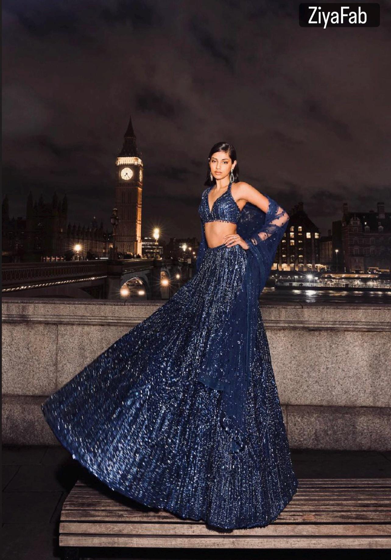 lehenga style prom dress Lengha for Prom