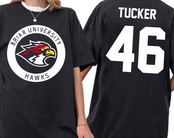 Camiseta de hockey Briar, camiseta Tuker 46 Hockey Romance, sudadera Briar U, hockey en el campus, sudadera con capucha Briar U, hockey universitario personalizado