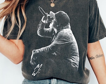 Camiseta vintage de Morgan Wallen, camisa oversize Comfort Colors de música country, camisa con estampado western.