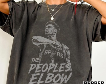 Camiseta, sudadera y camisa Comfort Colors Victor Wembanyama Spurs con estampado vintage de baloncesto.