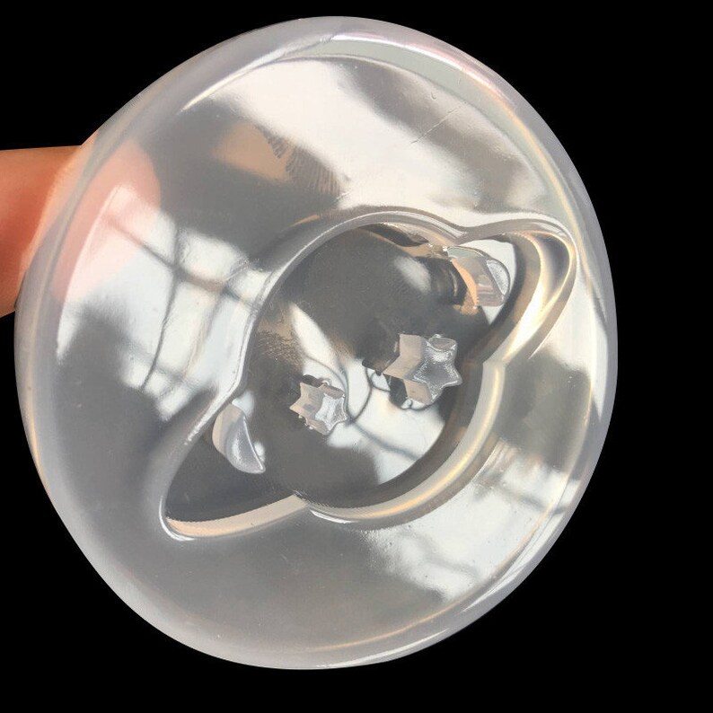 MD/_OT/_63 Milky Way Planet Saturn Mold Minature Star Silicone Mold Mirror Effect Mold UV Resin AB Epoxy Jewellery 6.5cm