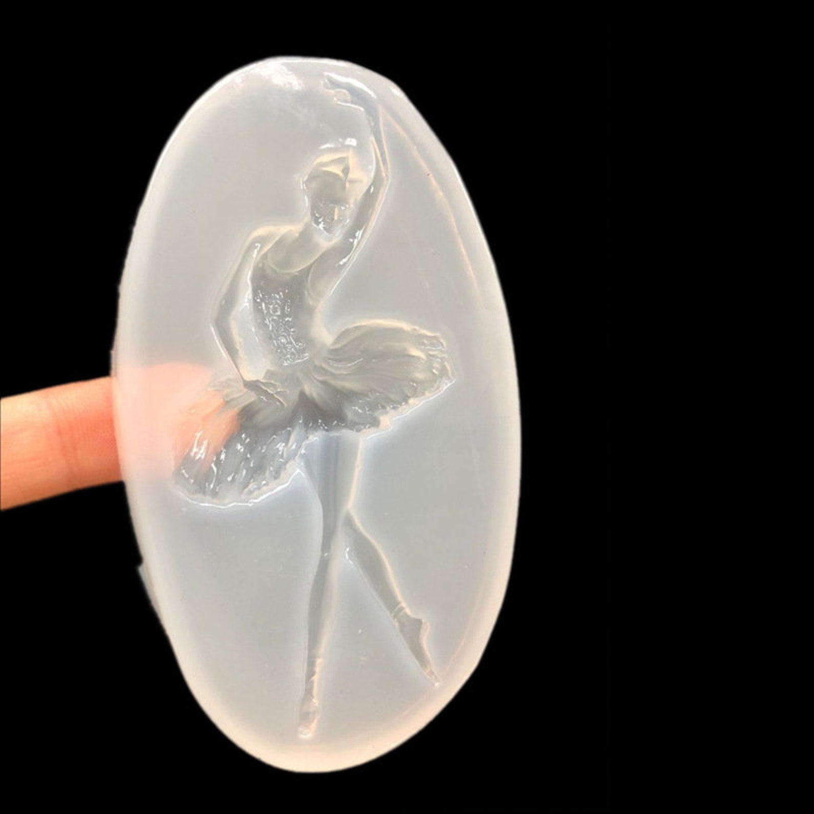 md_ot_44m3 3 pairs of high heel mold set minature hair dressing tools silicone ballet dancer mold mirror effect mold resin epoxy