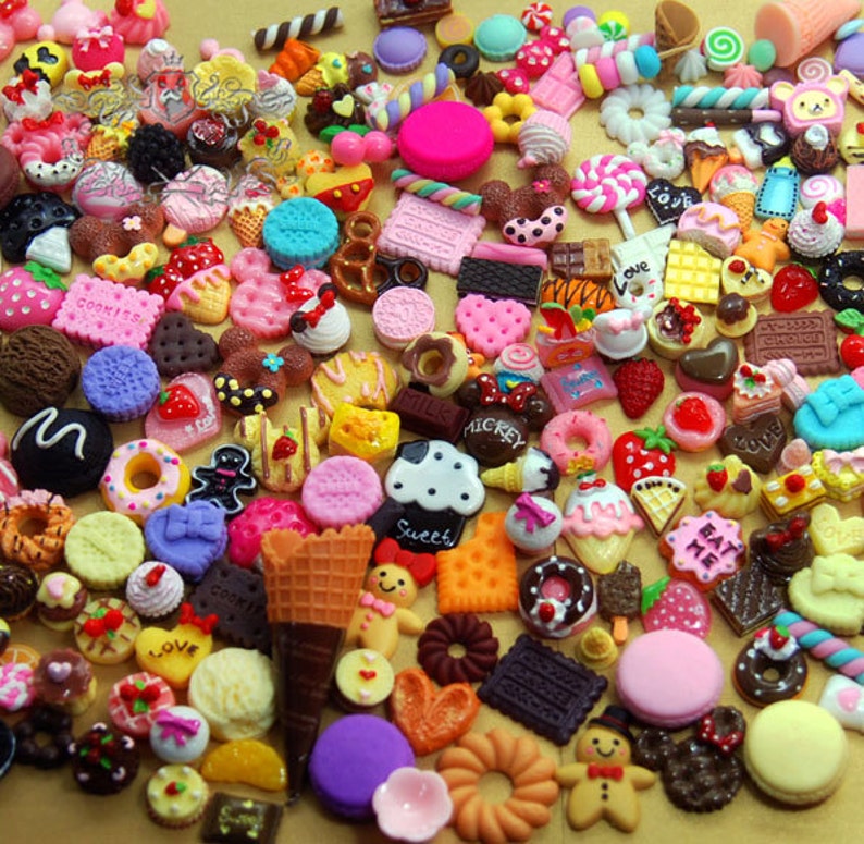 25//50//100//500Pcs Mini Sliced Fruit Mixed Piece Flatback Beads Crafts DIY Decor