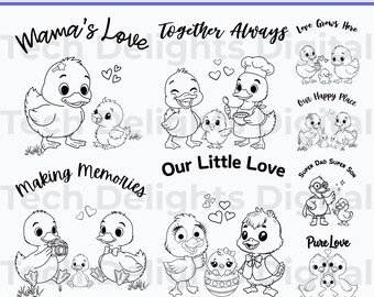 Paquete de archivos SVG de Silly Goose, diseño de camisetas familiares a juego, SVG de Trendy Mama para Cricut, PNG para sublimación, diseño de meme divertido, descarga digital