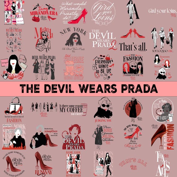 The Devil Wears Prada 2 That's All Red High Heel Pitchfork PNG