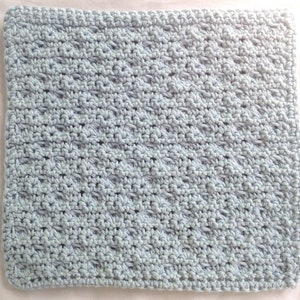 Crochet Pattern Bobble Stitch Wash Cloth Digital PDF image 4
