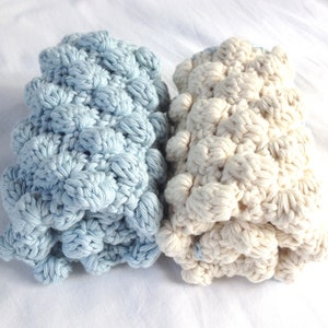 Crochet Pattern Bobble Stitch Wash Cloth Digital PDF image 8