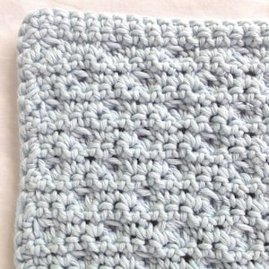 Crochet Pattern Bobble Stitch Wash Cloth Digital PDF image 5