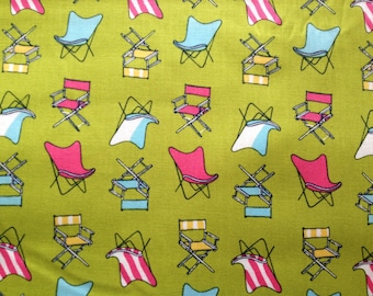 Deck Chairs Cotton Fabric Fat Quarter by Dear Stella for sewing quilting craft patchwork