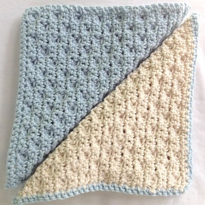 Crochet Pattern Bobble Stitch Wash Cloth Digital PDF image 6