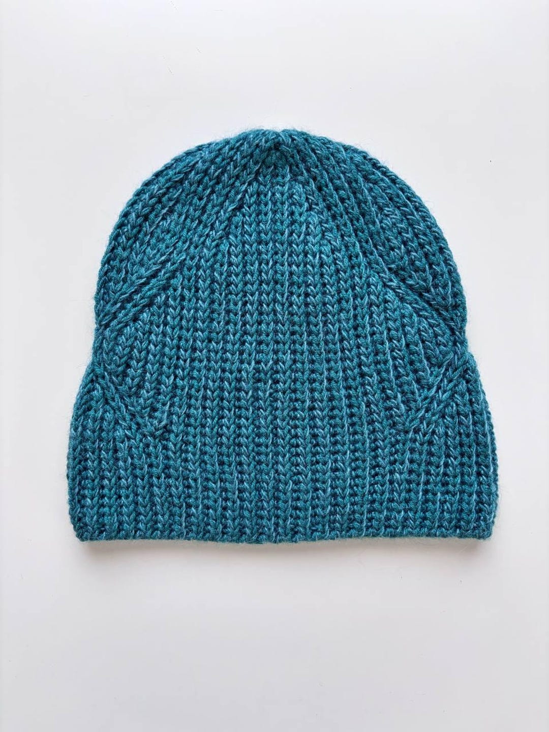 Crochet Beanie Pattern PDF – Winter Hat Turquoise - Etsy