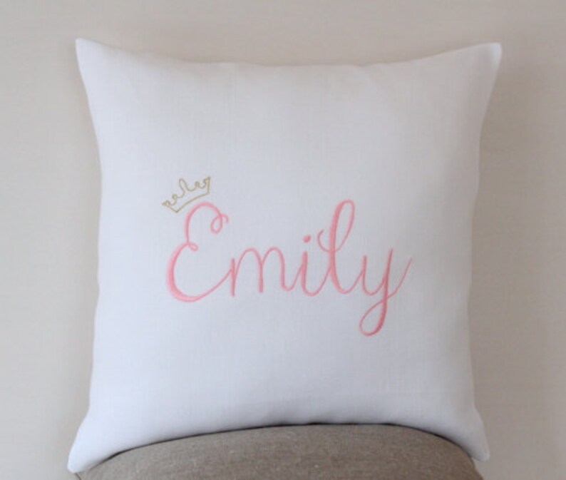 Princess pillow case Personalized baby pillow personalized Etsy