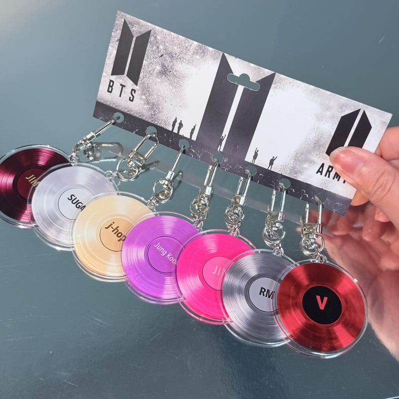 Bts Record Charm - Etsy
