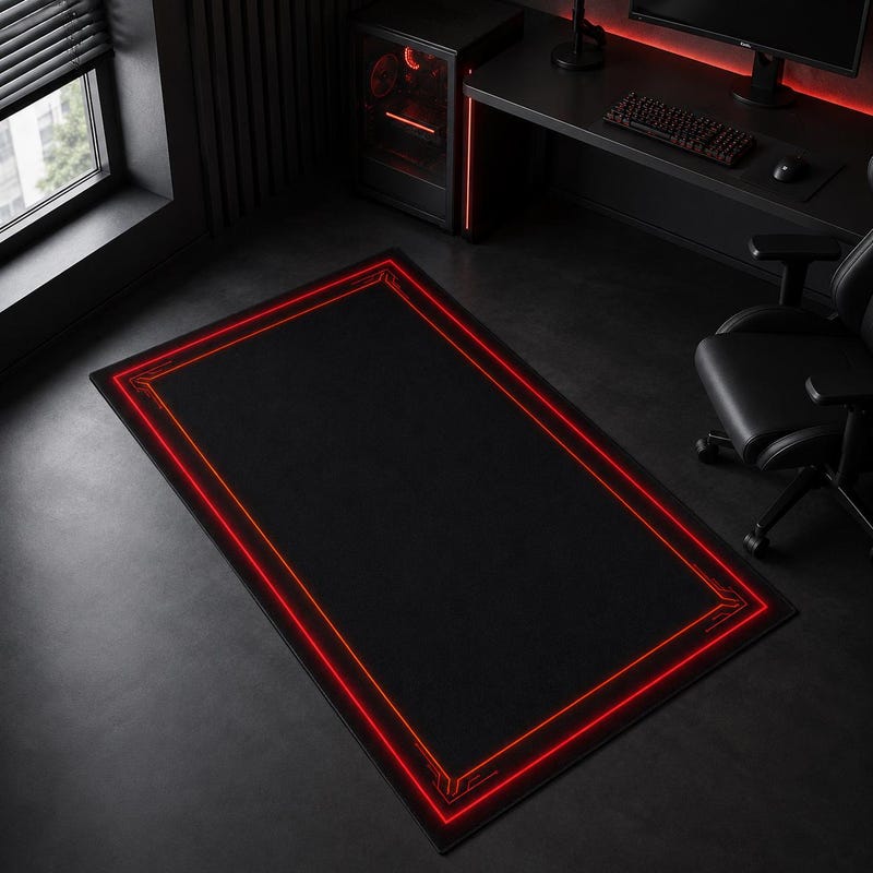 Rgb Gaming Rug Gaming Rugs - Etsy