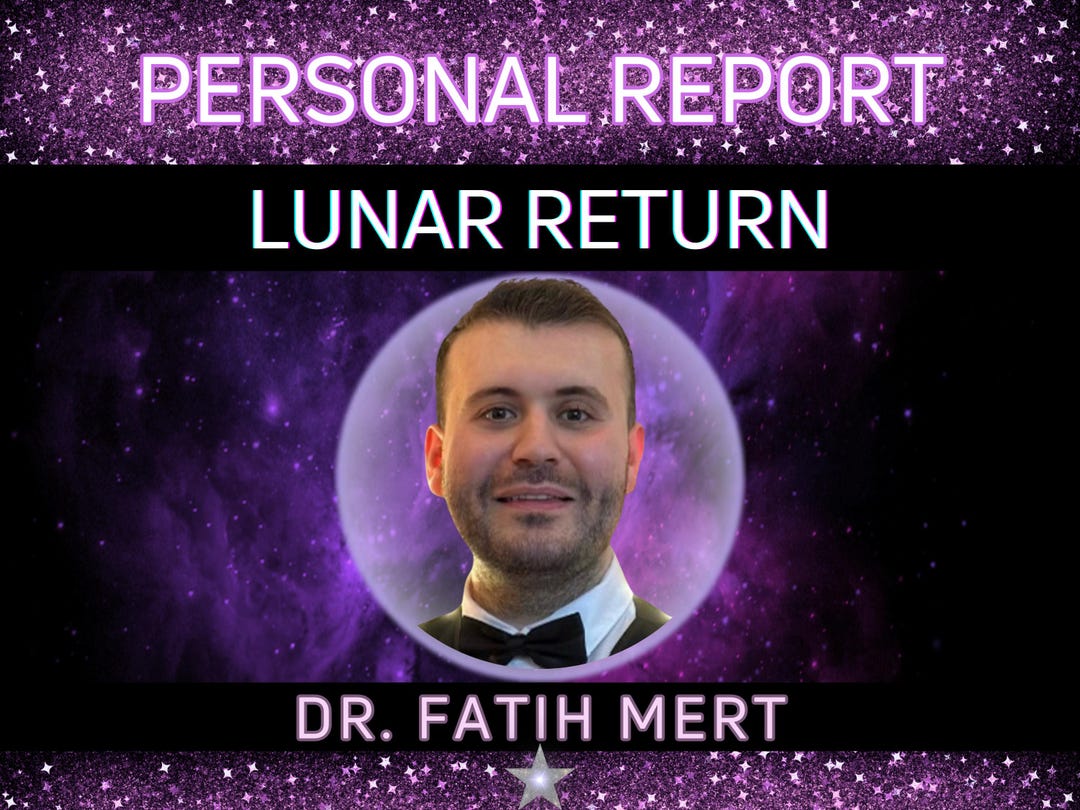 Personalized Lunar Return Chart | Monthly Astrology Prediction Report ...