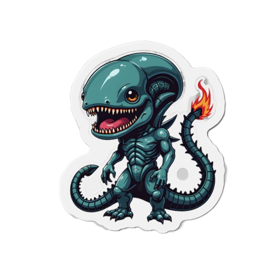Alien Xenomorph Fridge Magnet, Funny Kitchen Magnet, Sci-fi ...