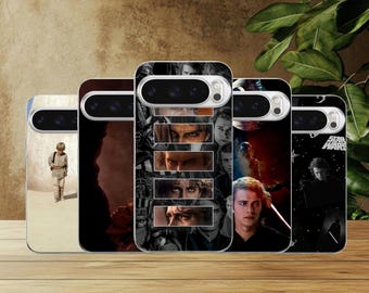 Anakin Skywalker Phone Case Jedi Force Cover for Google Pixel 10, 10Pro, 9, 9Pro, 8A, 8, 7A, 6A, Samsung S26, S25, S24Fe, A16, iPhone 17, 16