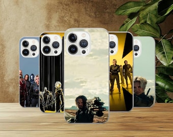 Funda de teléfono Thunderbolts para iPhone 17Pro, 16, 15, 14, 13, 12, Samsung S26, S25, S24, S23Fe, A16, A26, A56, Pixel 10, 9Pro