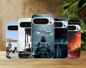Star Wars Phone Case Clone Wars Cover for Google Pixel 10, 10Pro, 9, 9Pro, 8A, 8, 7A, 6A, Samsung S26, S25, S24Fe, A16, iPhone 17, 16