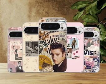 Elvis Presley Phone Case Rock God Cover for Google Pixel 10, 10Pro, 9, 9Pro, 8A, 8, 7A, 6A, Samsung S26, S25, S24Fe, A16, iPhone 17, 16