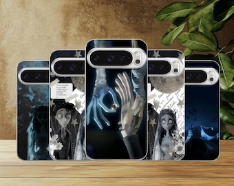 Corpse Bride Phone Case Horror Cover for Google Pixel 10, 10Pro, 9, 9Pro, 8A, 8, 7A, 6A, Samsung S26, S25, S24Fe, A16, iPhone 17, 16