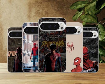 Spider Man Phone Case Superhero Spider Cover for Google Pixel 10, 10Pro, 9, 9Pro, 8A, 8, 7A, 6A, Samsung S26, S25, S24Fe, A16, iPhone 17, 16