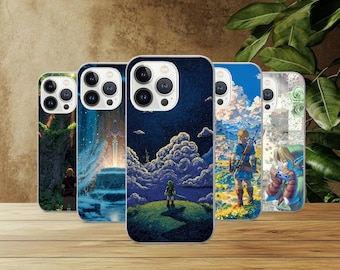 Funda de teléfono Legends of Zelda para iPhone 17Pro, 16, 15, 14, 13, 12, Samsung S26, S25, S24, S23Fe, A16, A26, A56, Pixel 10, 9Pro