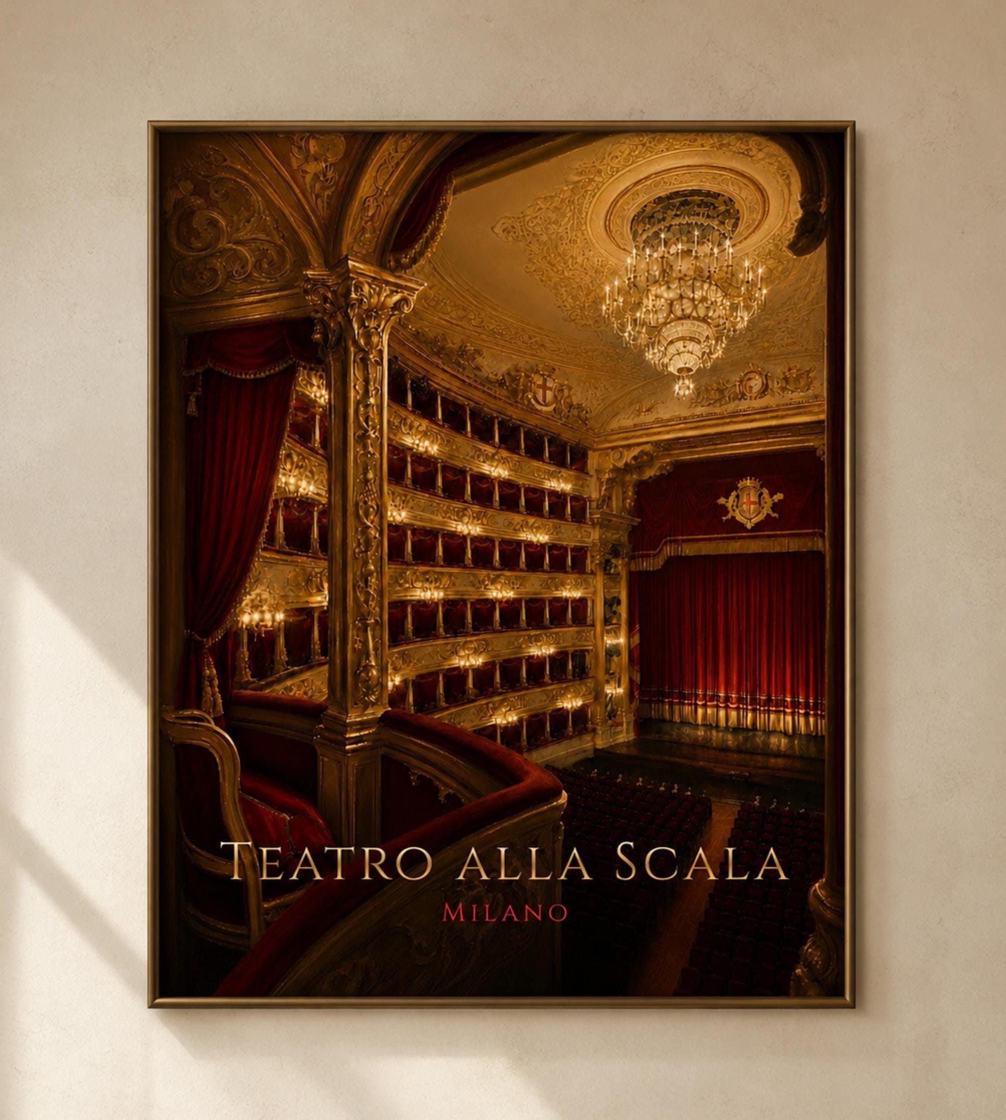 Teatro Alla Scala Poster - Etsy