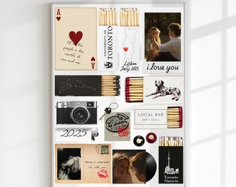 DIY Matchbox Print Template | Anniversary or Birthday Gift for Boyfriend | Canva Download