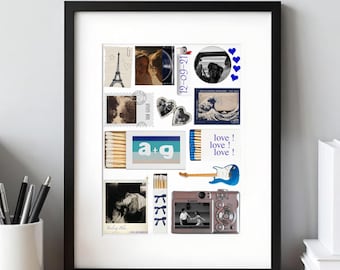 DIY Matchbox Poster Template | Anniversary Gift | Canva Printable Digital Download