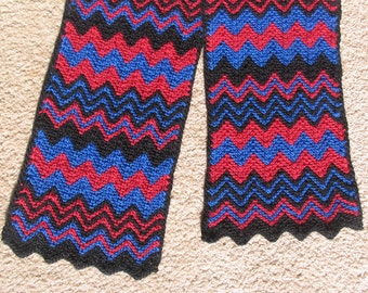 Knit Pattern - Scarf, Zigzag