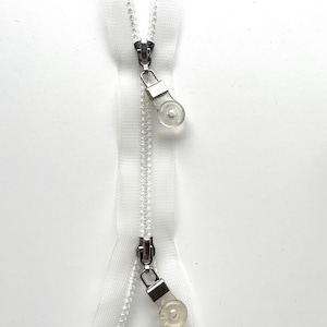 PRYM transparent 2-Wege Reißverschluss Kunststoff teilbar -