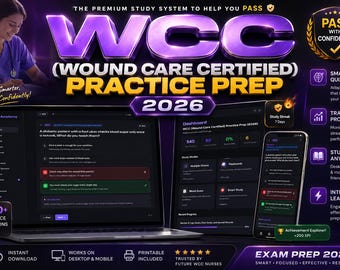 WCC Wound Care Certified Exam Prep 2026 (Offline Study App)