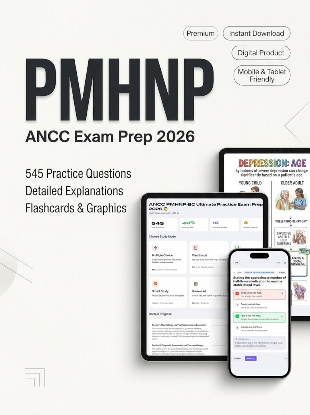 ANCC PMHNP-BC Exam Prep 2026: Practice Questions, Flashcards, Quizzes ...