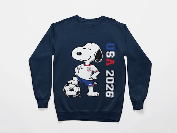 Soccer Snoopy PNG SVG Bundle: USA World Cup 2026, Digital Download