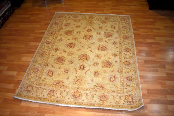 Handwoven Afghan Wool Rug, Tribal Home Decor