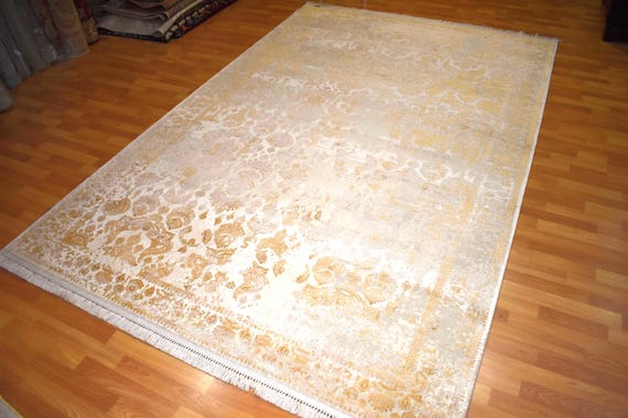 Acrylic Turkish Area Rug, Anatolian Pattern, Soft Synthetic Fiber
