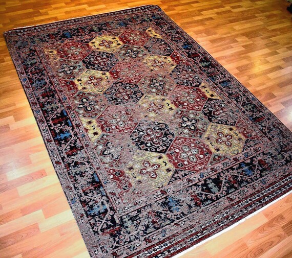 Handmade Turkish Kilim Rug Authentic Anatolian Flatweave Area Rug Boho Tribal Carpet 6x9 Rug 5x7 Rug 4x6 Rug Runner Rug Living Room Decor