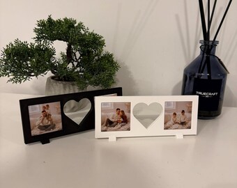 Heart Photo Frame STL, Magnetic Photo Holder, 3D Printable Gift, Romantic Home Decor