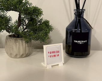 3D Printable Magnetic Photo Frame – 51x51mm Square Picture Holder (STL File)