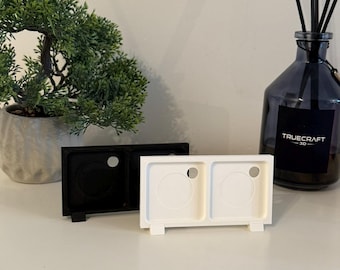 3D Printable Magnetic Photo Frame – 51x51mm Square Picture Holder (STL File)