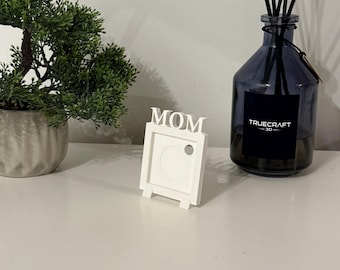 Mom Photo Frame STL | 3D Printable Magnetic Picture Holder 50x50mm