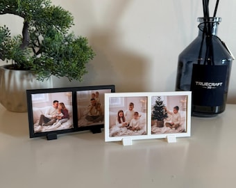 2 Photo Frame STL, Magnetic Picture Frame, 3D Printable Desk Decor, Digital Download