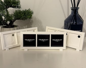 3 Photo Frame STL – 3D Printable Picture Holder for 2x2, Inch Photos – Digital Download